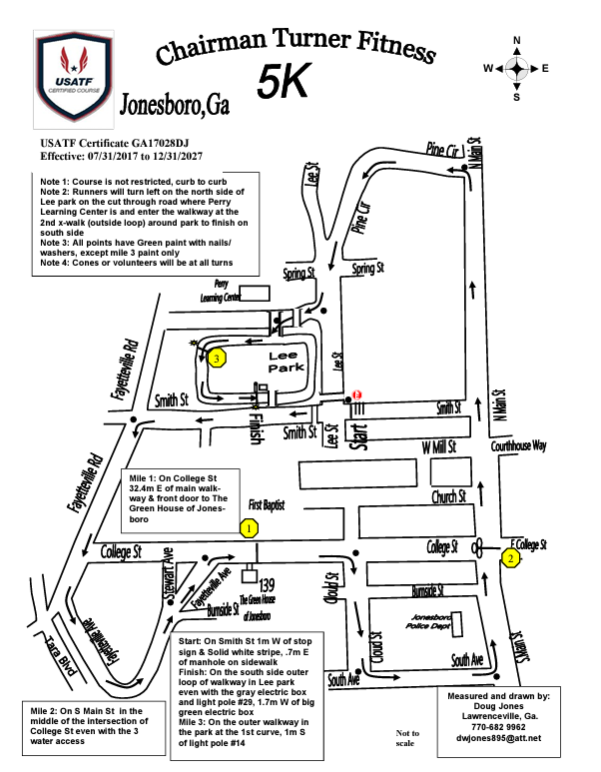 5K Event Route